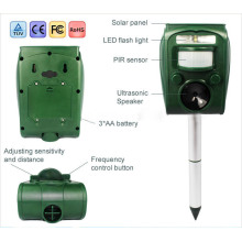 My-501 PIR Solar Ultrasonic Dogs Cats Scarer Deterrent Pest Repeller